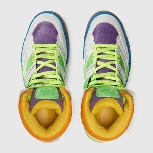 Gucci Shoes Gucci Basket High Top Women Sneaker In Multi C